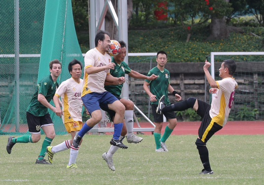 HKU and CUHK hold the Vice-Chancellor’s Cup Soccer Match